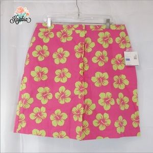 SAG HARBOR Floral Skort NWT Size 18